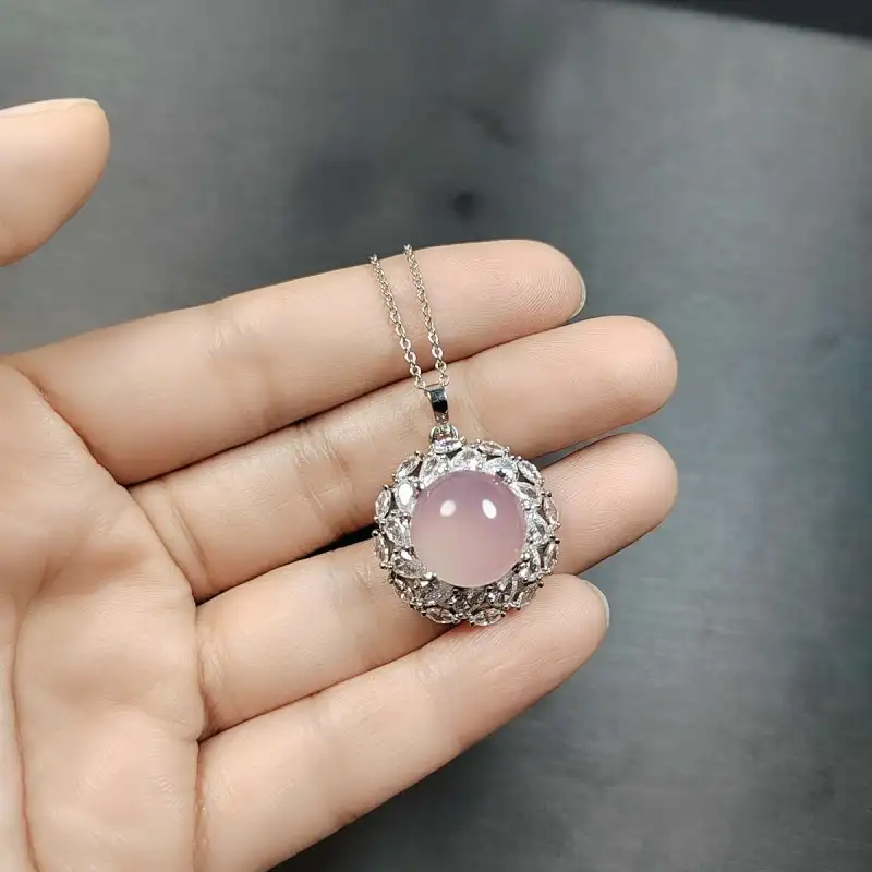 Gifts Chalcedony Necklaces Unisex-7
