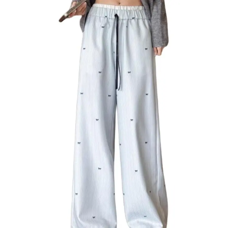 PLAY BUSH Casual Pants Women's Blue-3