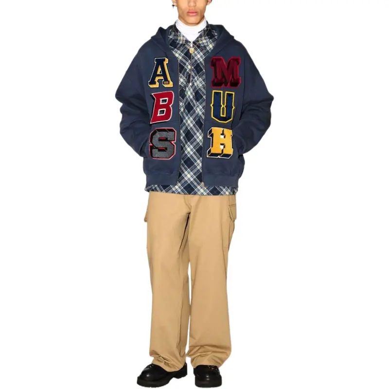 AMBUSH Logo patch Zip up Hoodie-1