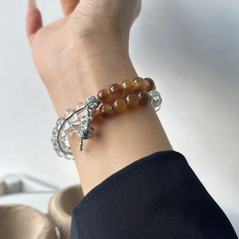 Mù Shàng Yún Yě Colored Glaze Bracelets Unisex-4