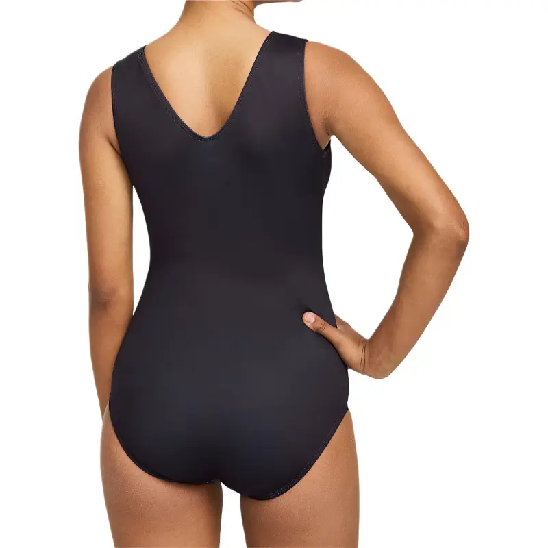Nike Gymnastics Diagonal Stripe Printed Performance Leotard-1