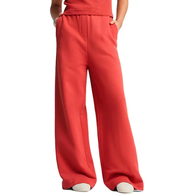 PUMA Casual Pants Women's Red-4