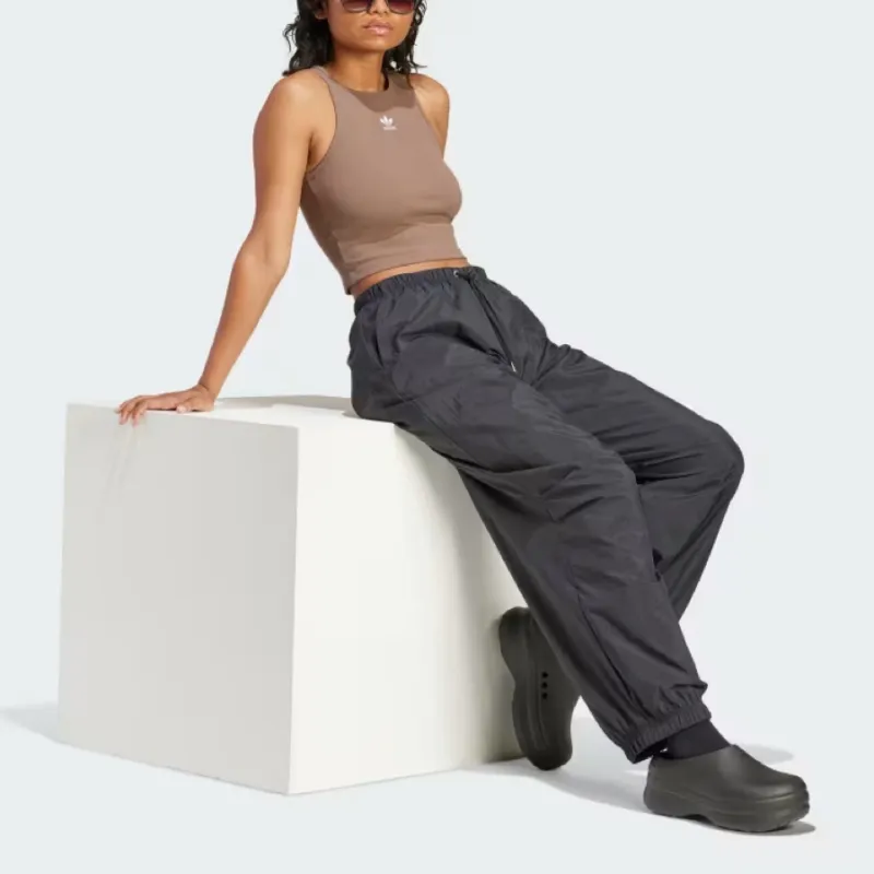 adidas originals Women's Lifestyle Essentials Rib Tank Top 'Earth Strata'-3