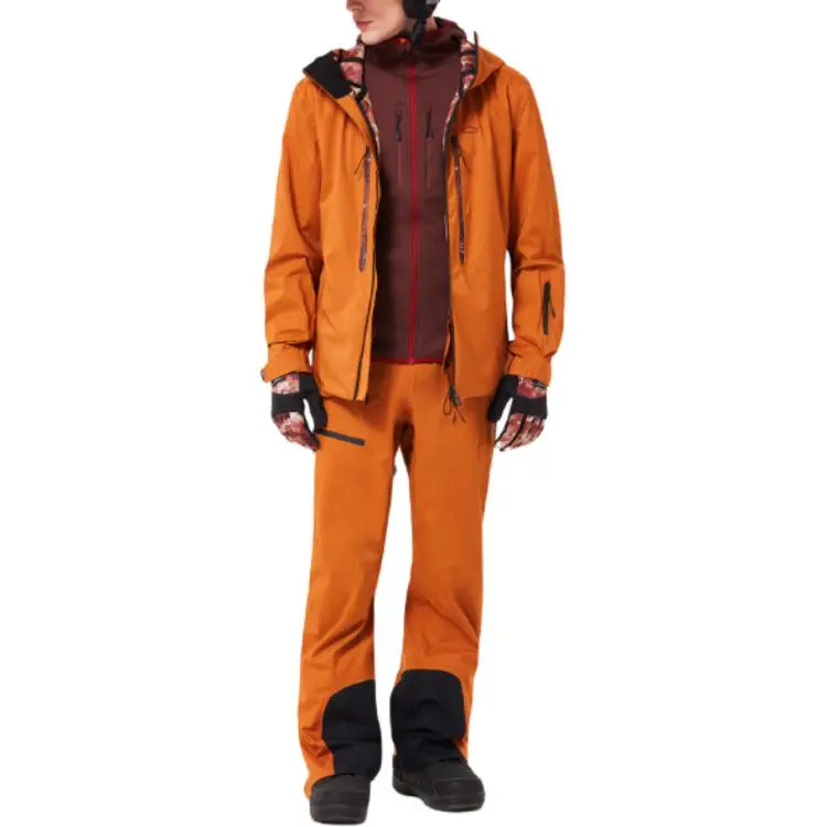 Oakley FW24 Tc Outpost RC Shell Ski Pants Men's Ginger Yellow-5