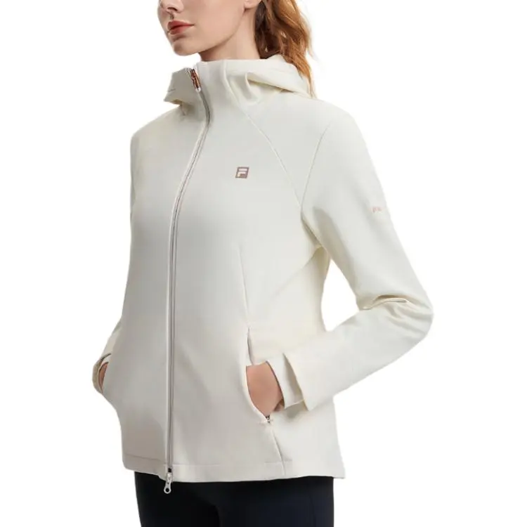 FILA Fitness Jackets Coats Women's Heron White-4