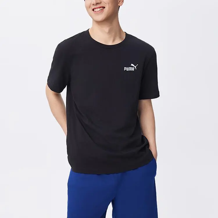 PUMA ESS SS25 T Shirt Unisex Black-3