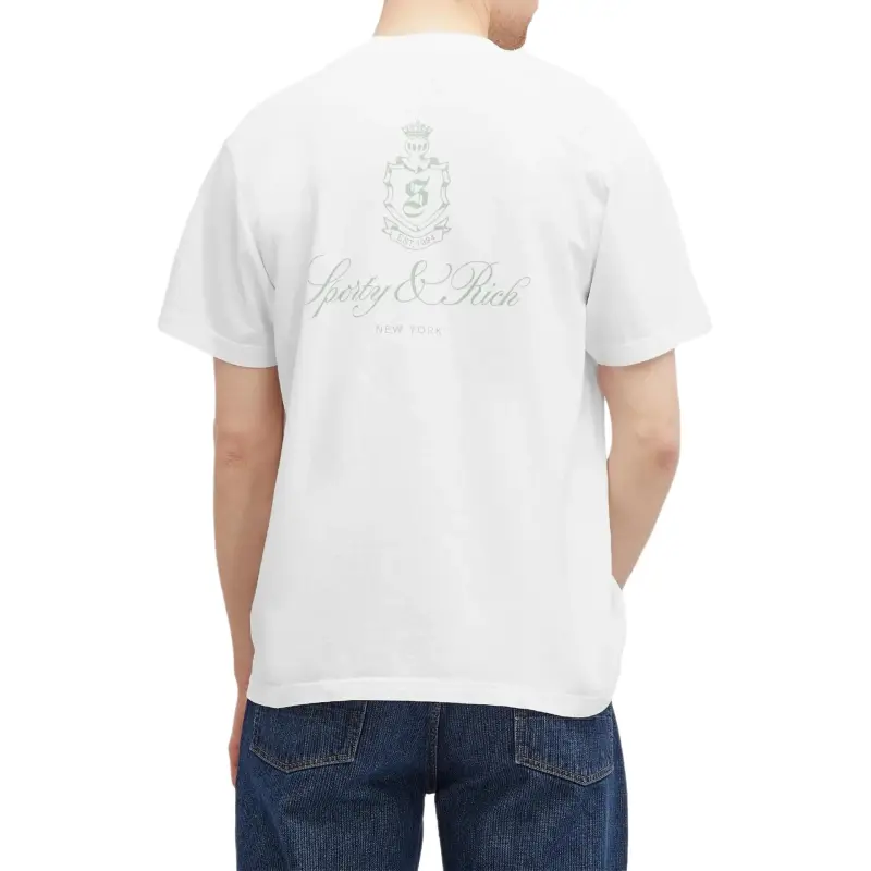 SPORTY & RICH Vendome Cotton T shirt-3