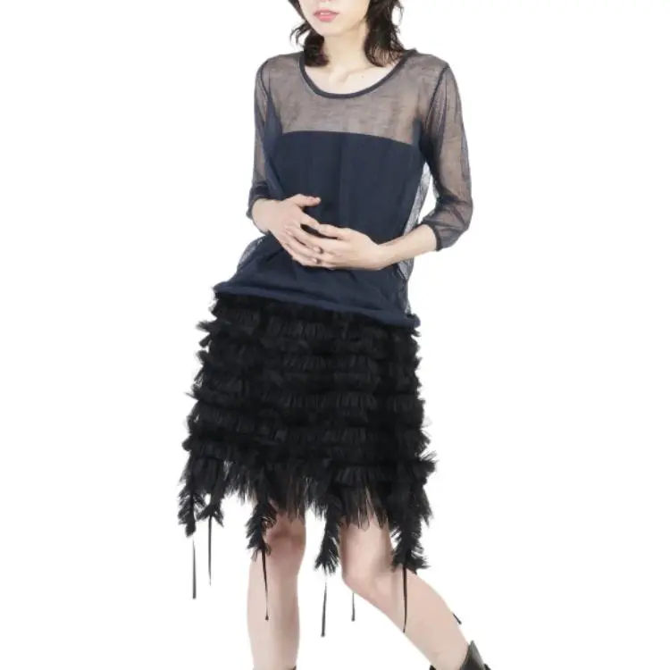Yohji Yamamoto Regular T Shirt Women's Marine-2