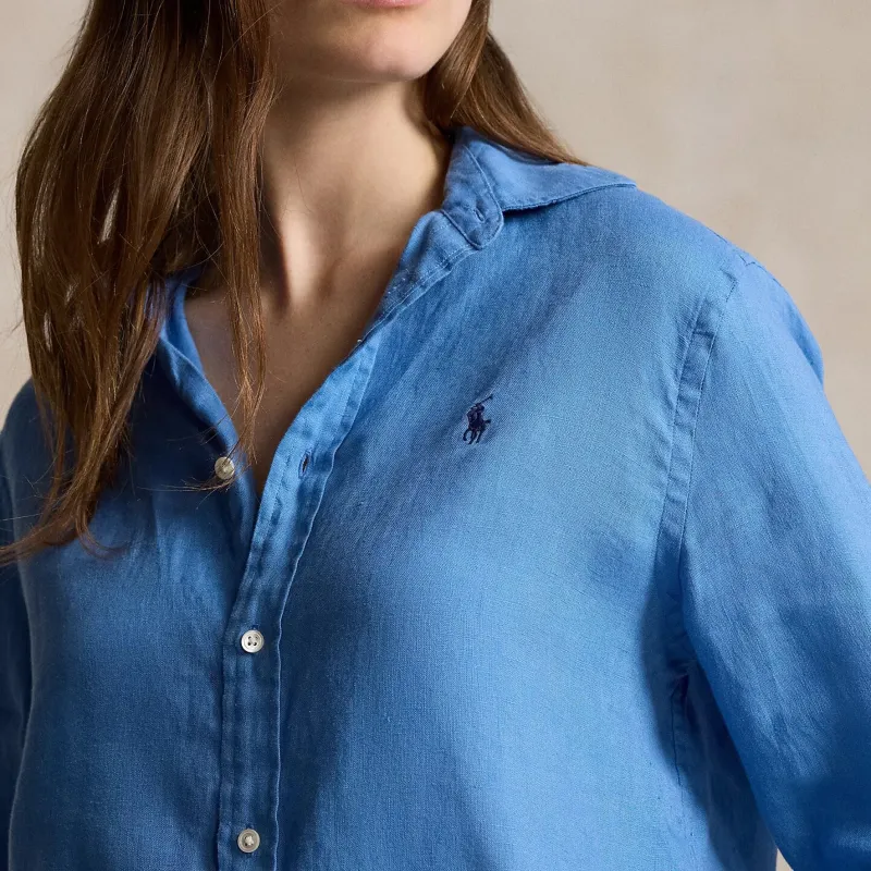 Polo Ralph Lauren Polo Pony embroidered Linen Shirt-4