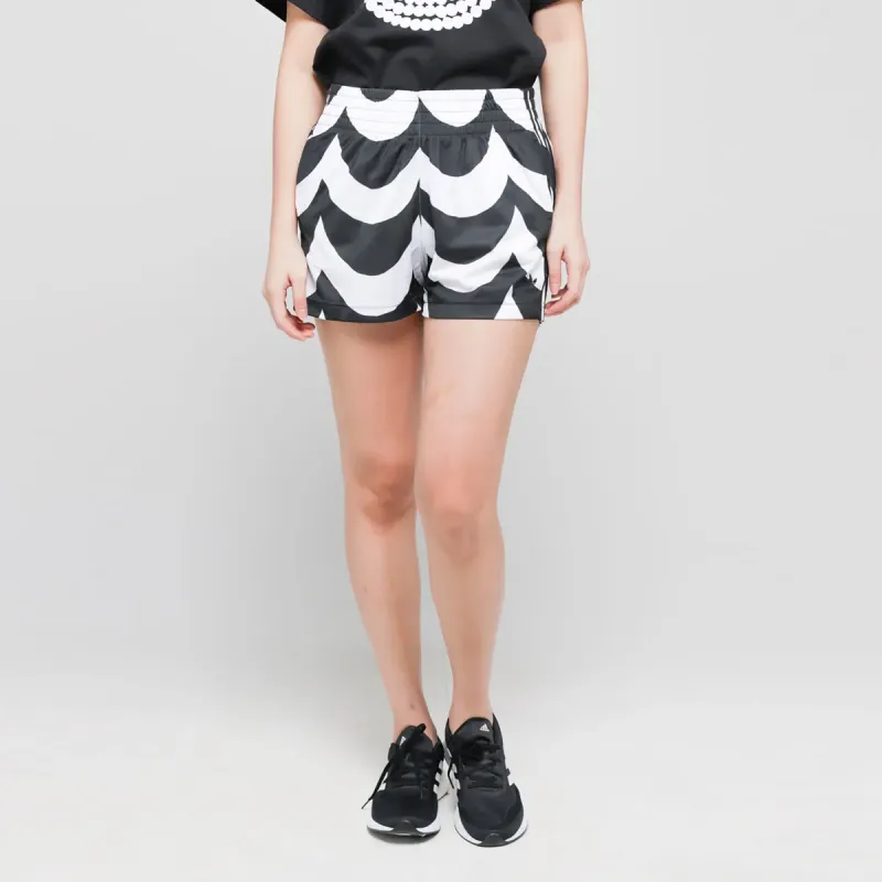Adidas Originals MARIMEKKO Casual Shorts Women's Black White-3