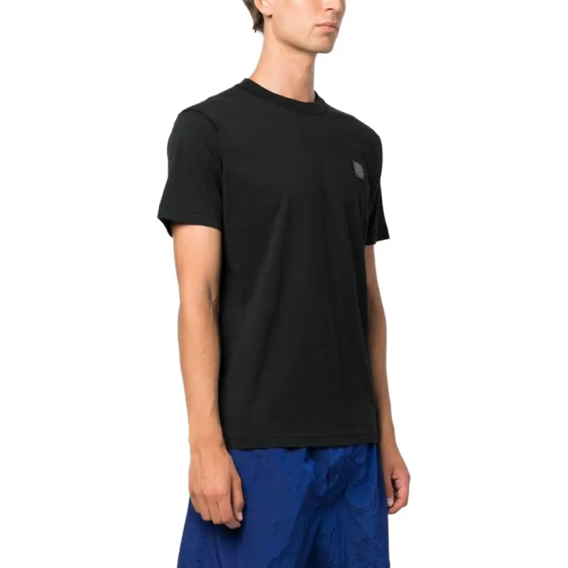 STONE ISLAND Logo Patch Crewneck T-Shirt-3
