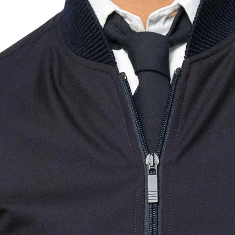 THOM BROWNE 4 Bar Bomber Jacket-2