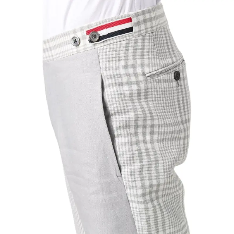 THOM BROWNE Low Rise Skinny Side Tab Shorts-4