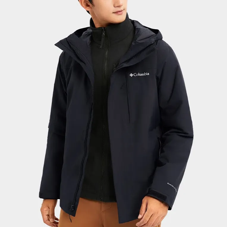 Columbia Windbreaker Jackets Men Black-2