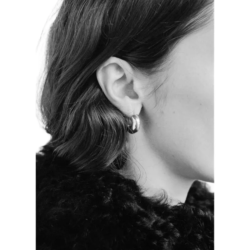 JASMIN SPARROW Silver Plated Earrings Unisex-2