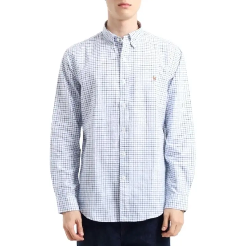 Polo Ralph Lauren Grid pattern Logo embroidered Cotton Shirt-1