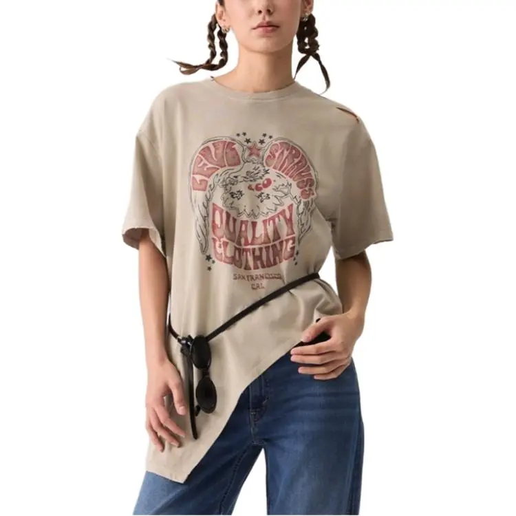 Levis T Shirts Women's Gray-2