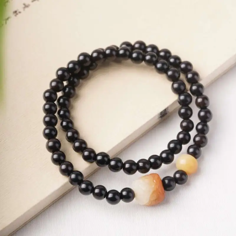 Lordship Ebony Bead Chain Unisex-7