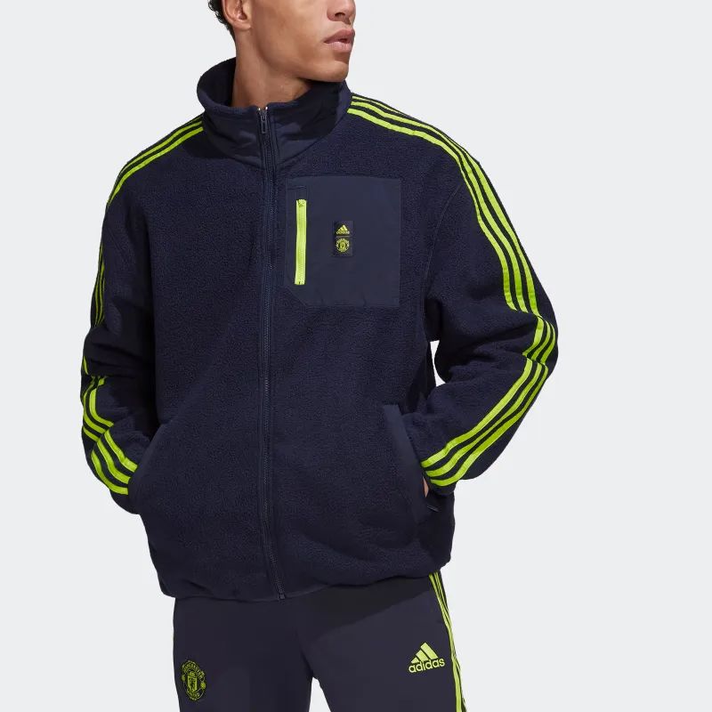 Adidas Free Shipping With AdiClub Manchester United Fleece Jacket-1