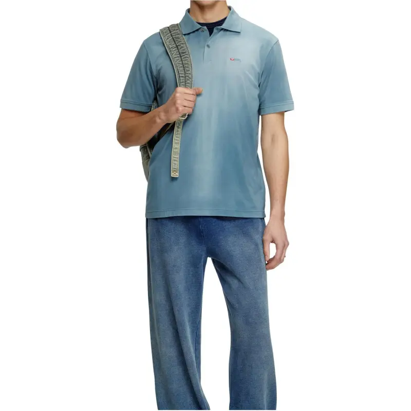 DIESEL T Rejust R3 Logo Embroidery Jersey Polo Shirt-2