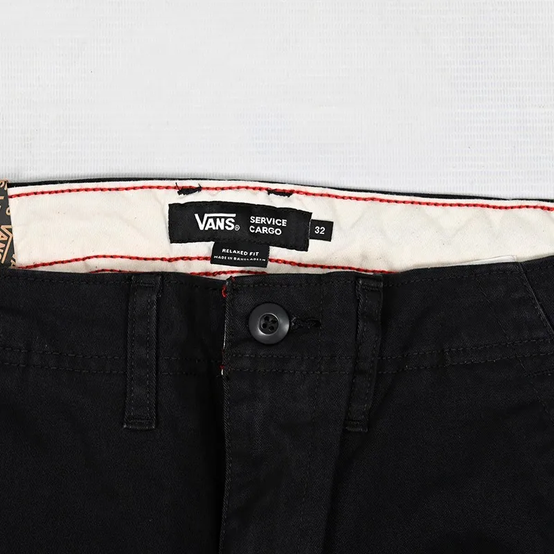 Vans Cargo Pants Men Black-3