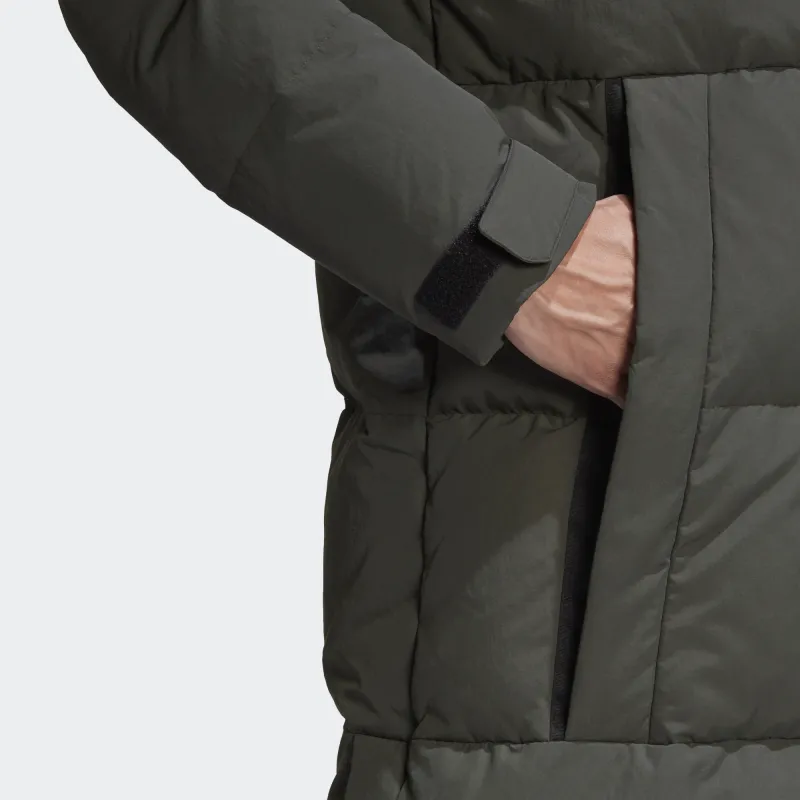 Adidas Down Jacket Men's Deep Earthy Brown-3
