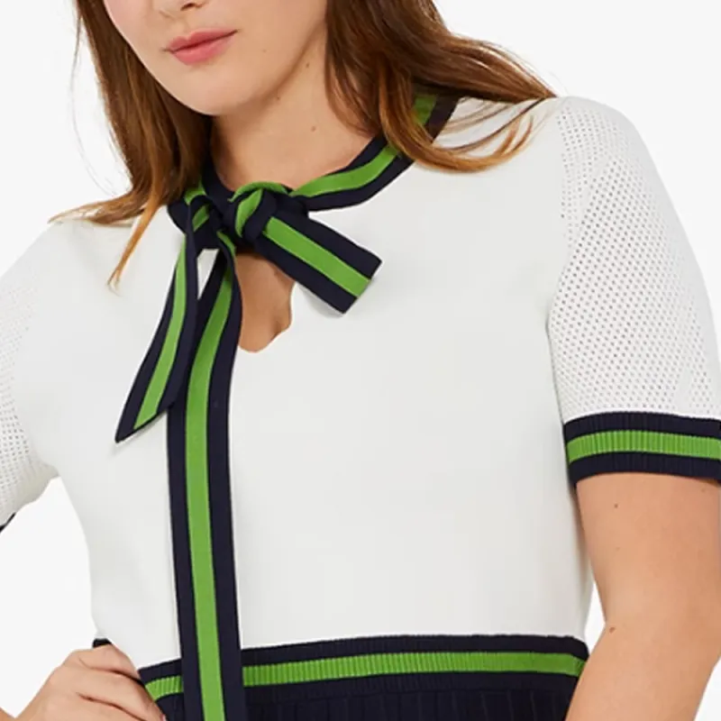 Kate Spade SS24 Short Sleeved Dresses Women's Blue White-3