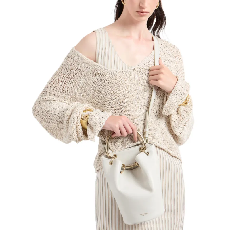 GIORGIO ARMANI Silk Jersey And Suede Dress-3