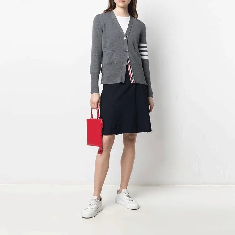 THOM BROWNE· Casual Long Skirt Women's Dark Blue-1