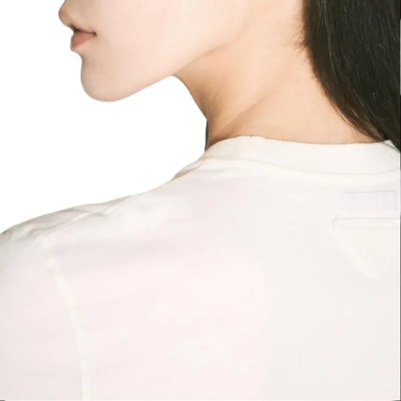 PRADA Short Sleeved Crewneck T Shirt-4