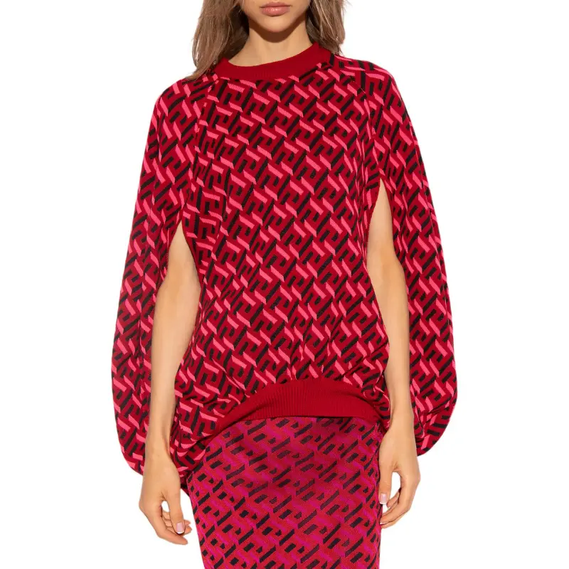 VERSACE Sweaters Women's Red-3