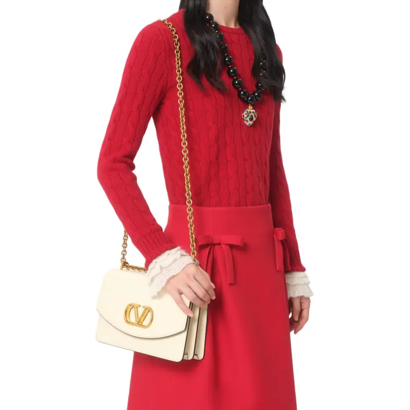 Valentino FW24 Cashmere Sweater Women's Red-4
