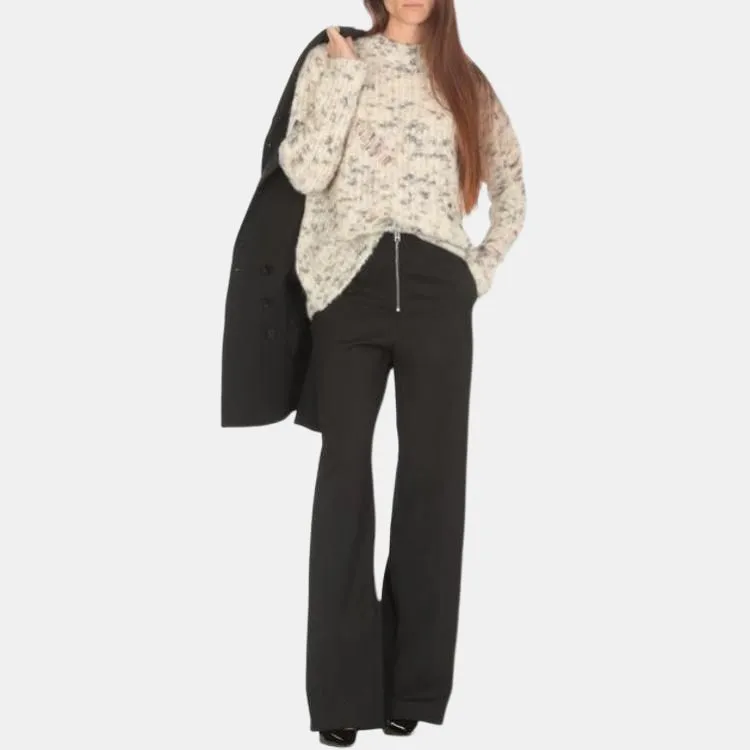 MSGM Classic Zip Detailed Trousers-1