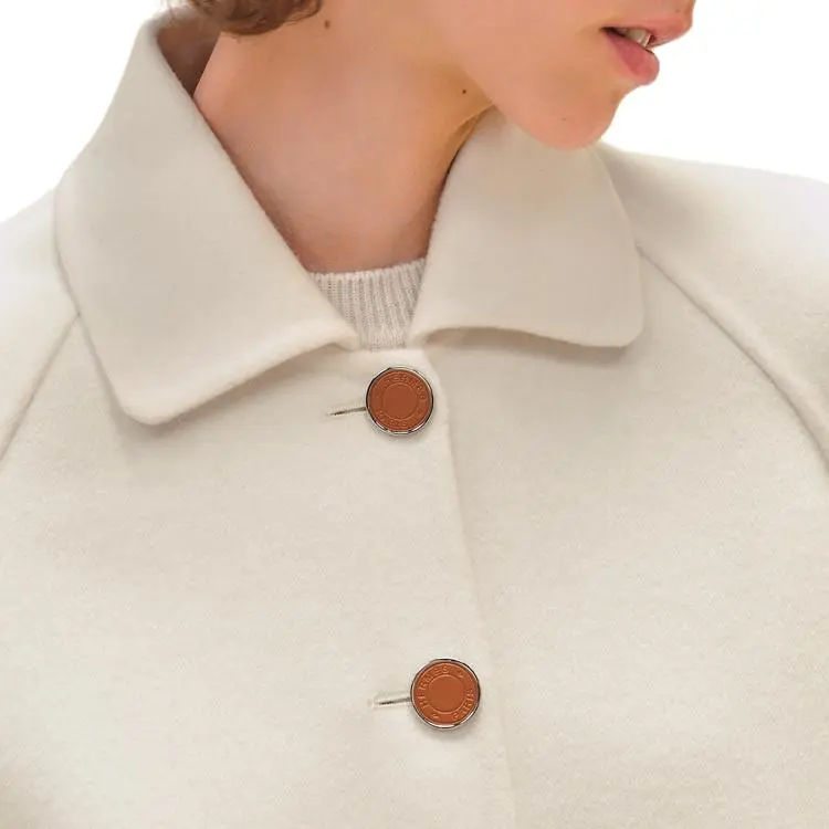 HERMES SS24 Jackets Coats Women's White-2