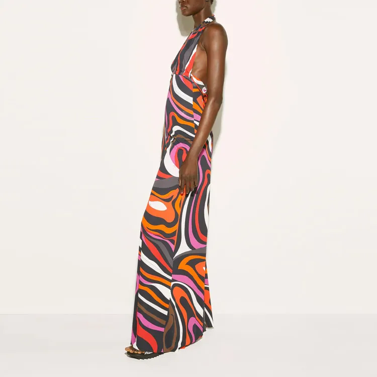 EMILIO PUCCI Abstract print Cotton Dress-3