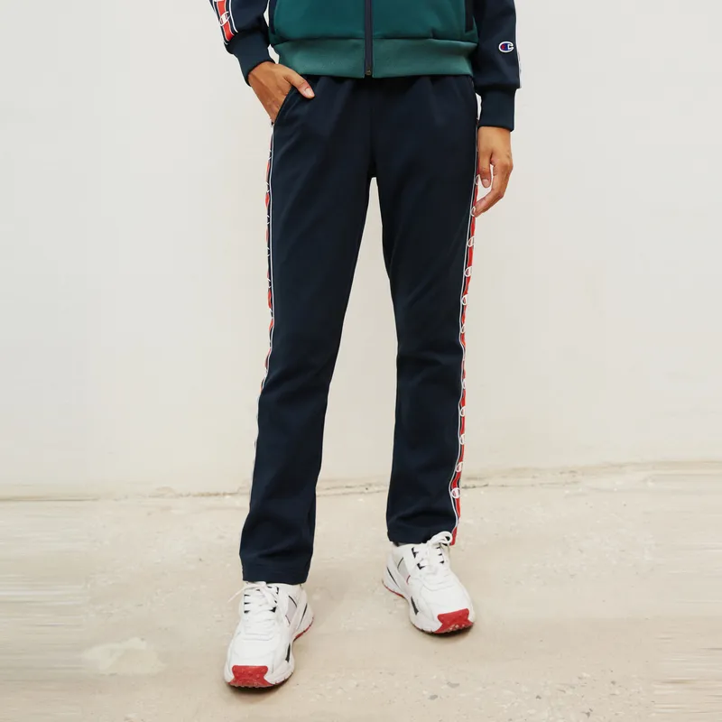 Champion Logo Track Pants 'Black'-2