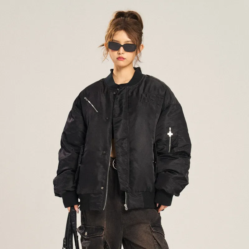 NSTNEW START Puffer Jacket Unisex Black-2