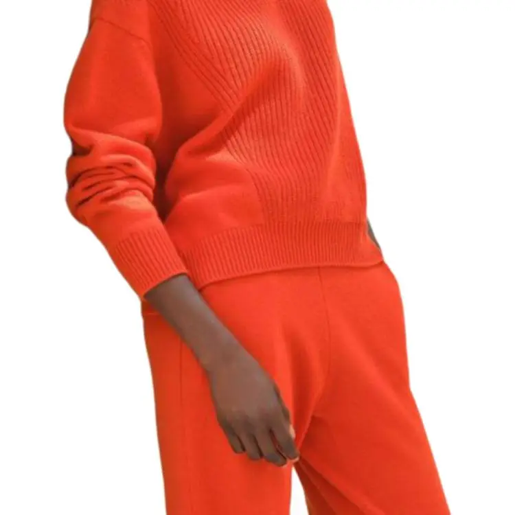HERMES Sweaters Women's Orange-4