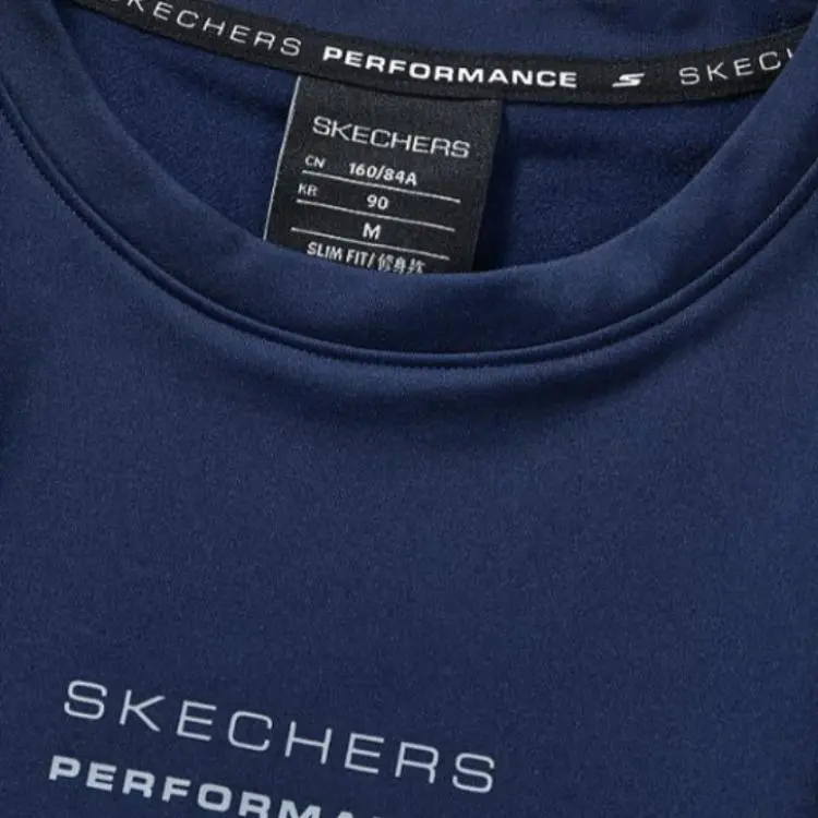 Skechers Sports Collection T Shirt Women's Marine Collegiate Blue-2