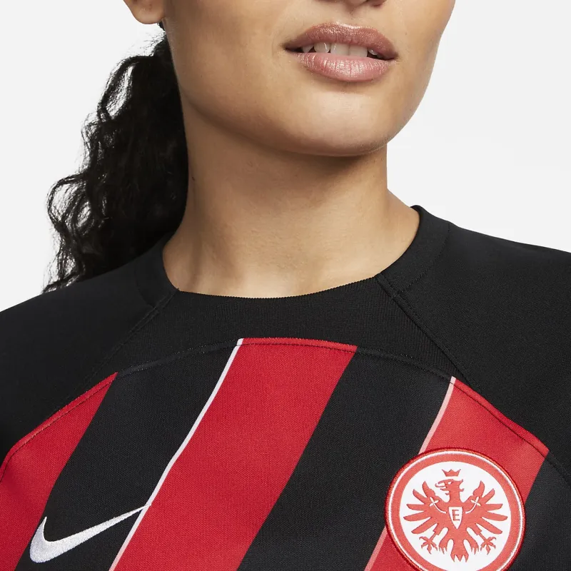 Nike Eintracht Frankfurt 2023/24 Stadium Home Soccer Jerseys Women's Black-2