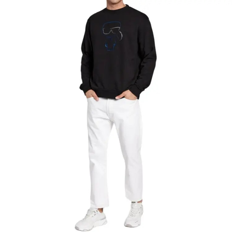 KARL LAGERFELD / Karl Lagerfeld Jeans Sweatshirts Men Black-2