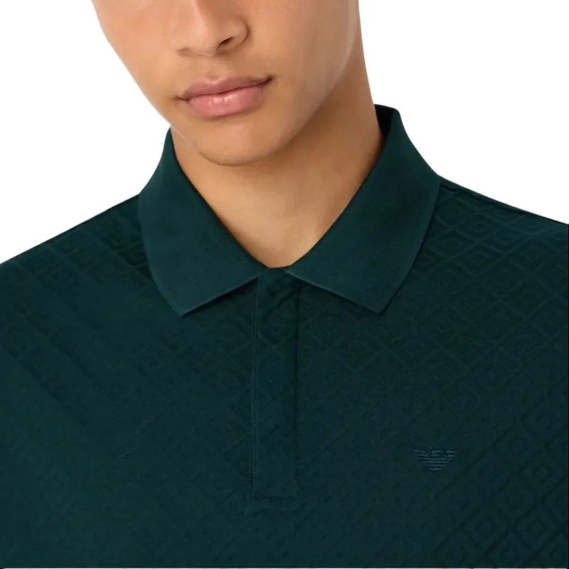 EMPORIO ARMANI Polo Shirts Men Green-3