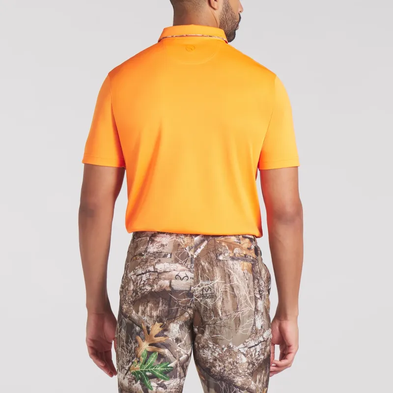 PUMA x REALTREE Golf SS25 Realtree Polo Shirt Men's Orange-4