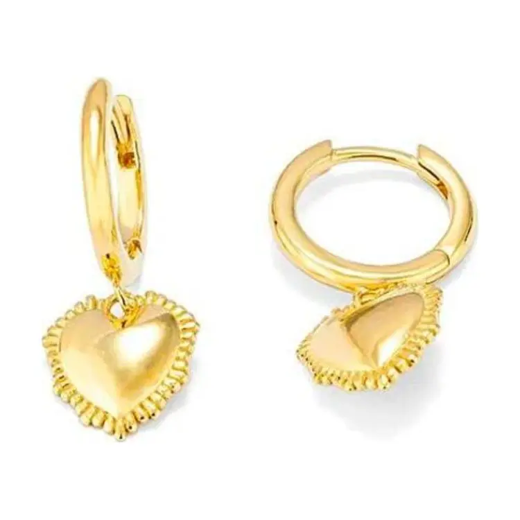 Radiant Stainless Steel Earrings Women's Gold-1