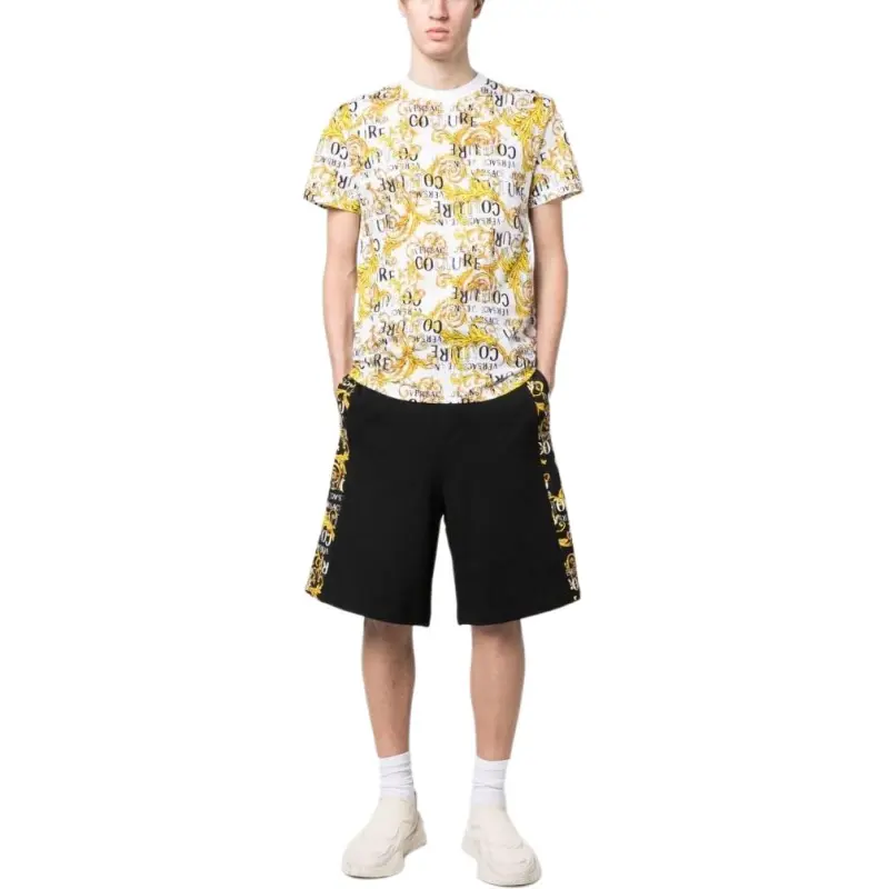 VERSACE JEANS COUTURE Drawstring Bermuda Shorts-4