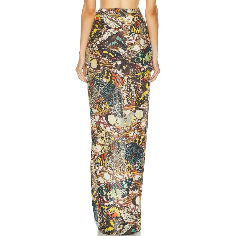 Jean Paul Gaultier Casual Long Skirts Women's Multicolor-1