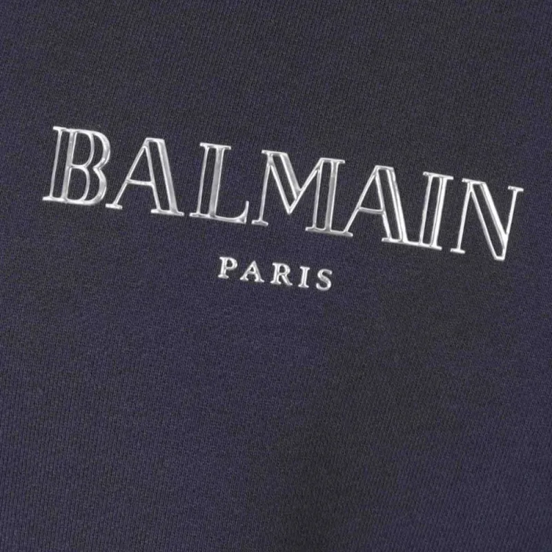 BALMAIN Logo print Hoodie-2