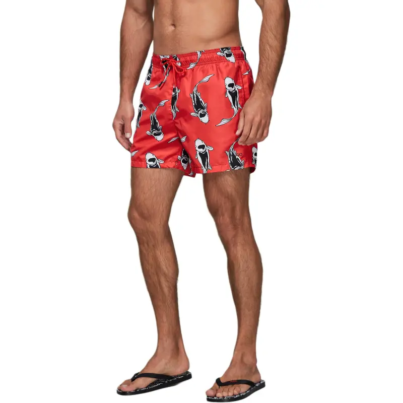HUGO BOSS Casual Shorts Men's Red-4