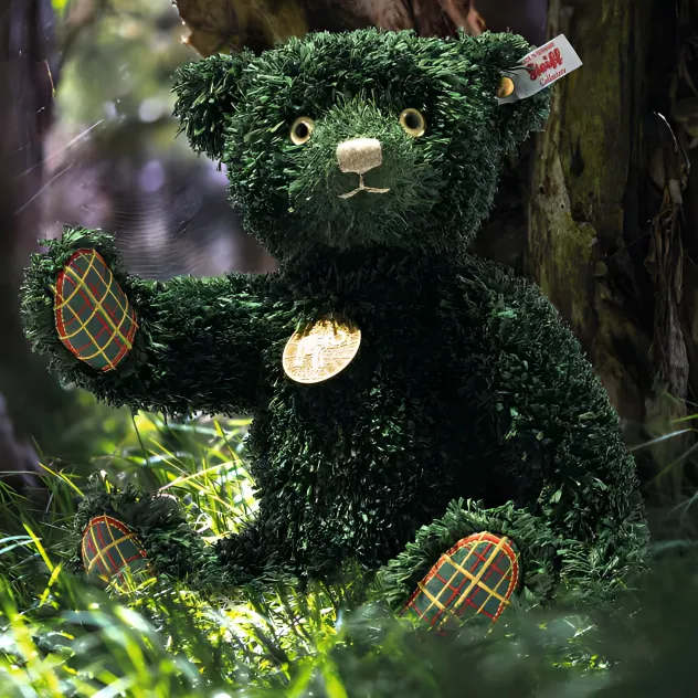 Steiff Limited Edition Collection Tomorrow Teddy Christmas Teddy Bear Green Dolls Plush Doll 34cm High-2