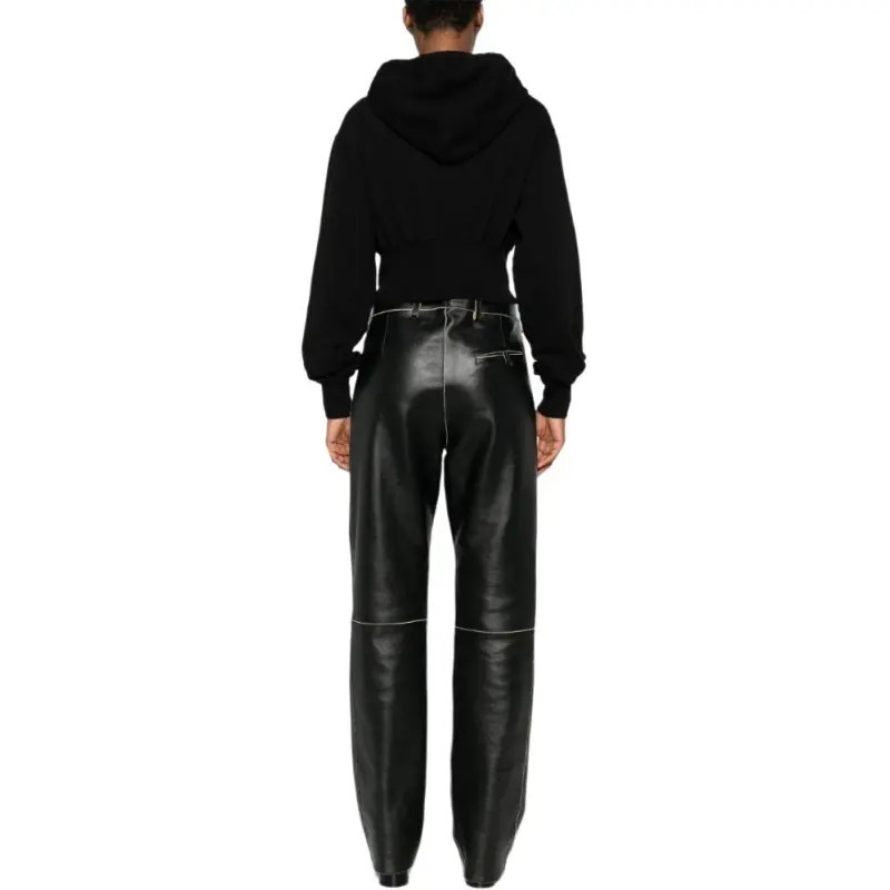 Rick Owens DRKSHDW Tatlin Zipped Hoodie 'Black'-4